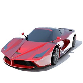 Ferrari LaFerrari 3D Object | FREE Artlantis Objects Download
